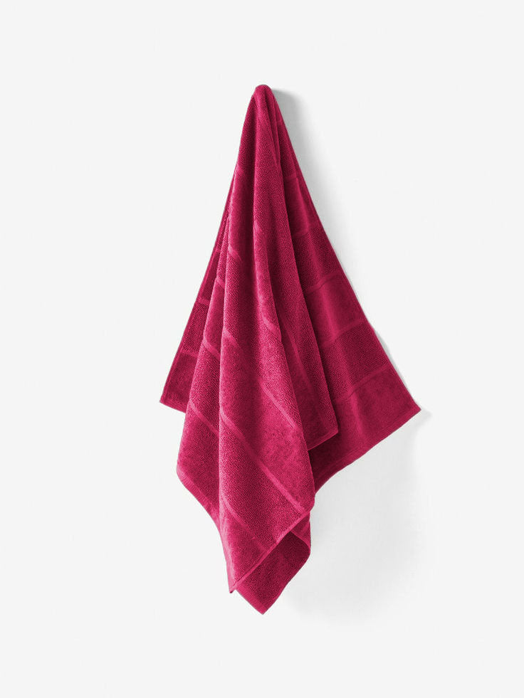 Luxury 100% Cotton Towel Dark Pink