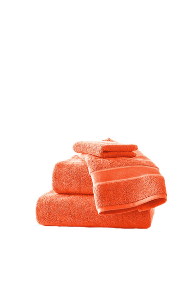 Luxury 100% Cotton Towel Dark Orange