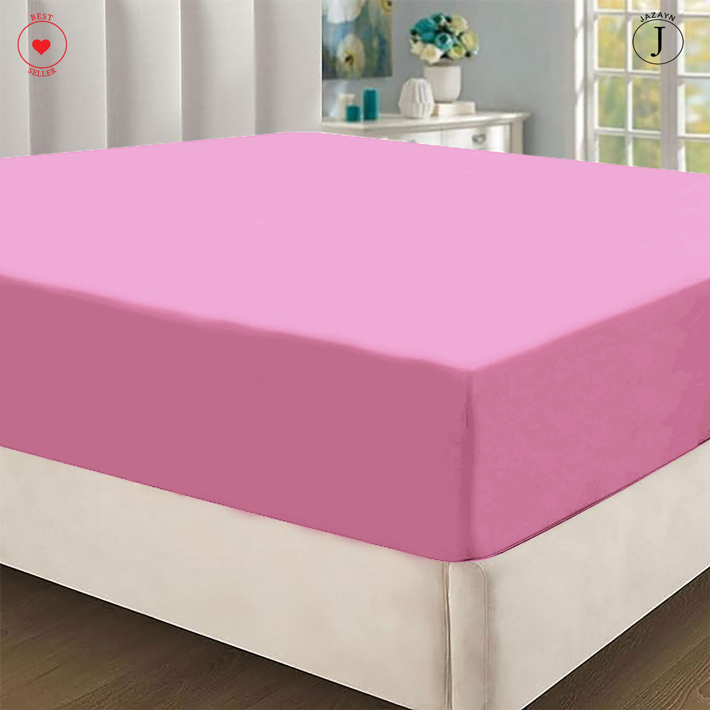 Pink Waterproof Mattress Protector Cover