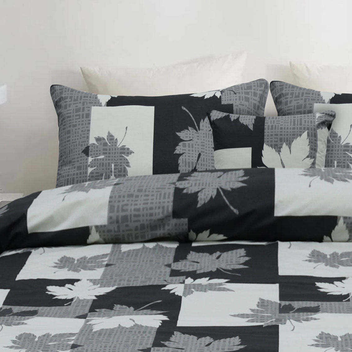 Block Rose Cotton Printed Flat Sheet Set