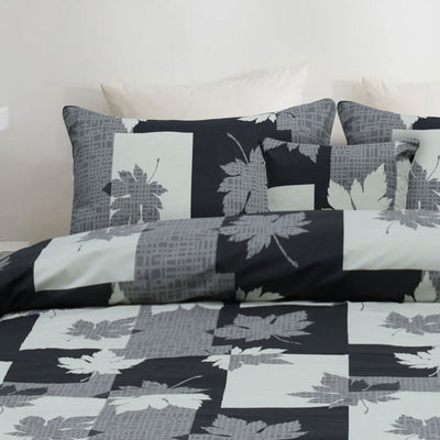 Block Rose Cotton Printed Flat Sheet Set